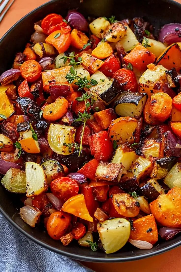 Wysoka Temperatura: Pieczenie Warzyw dla Słodyczy